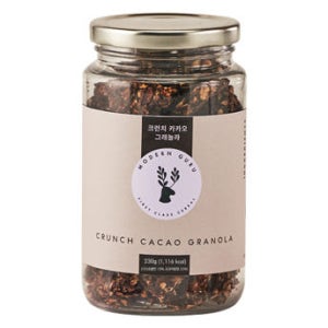 [내맘대로 3개] 모던구루 수제 그래놀라 230g 크런치 카카오 프로틴 귀리 초코 시리얼