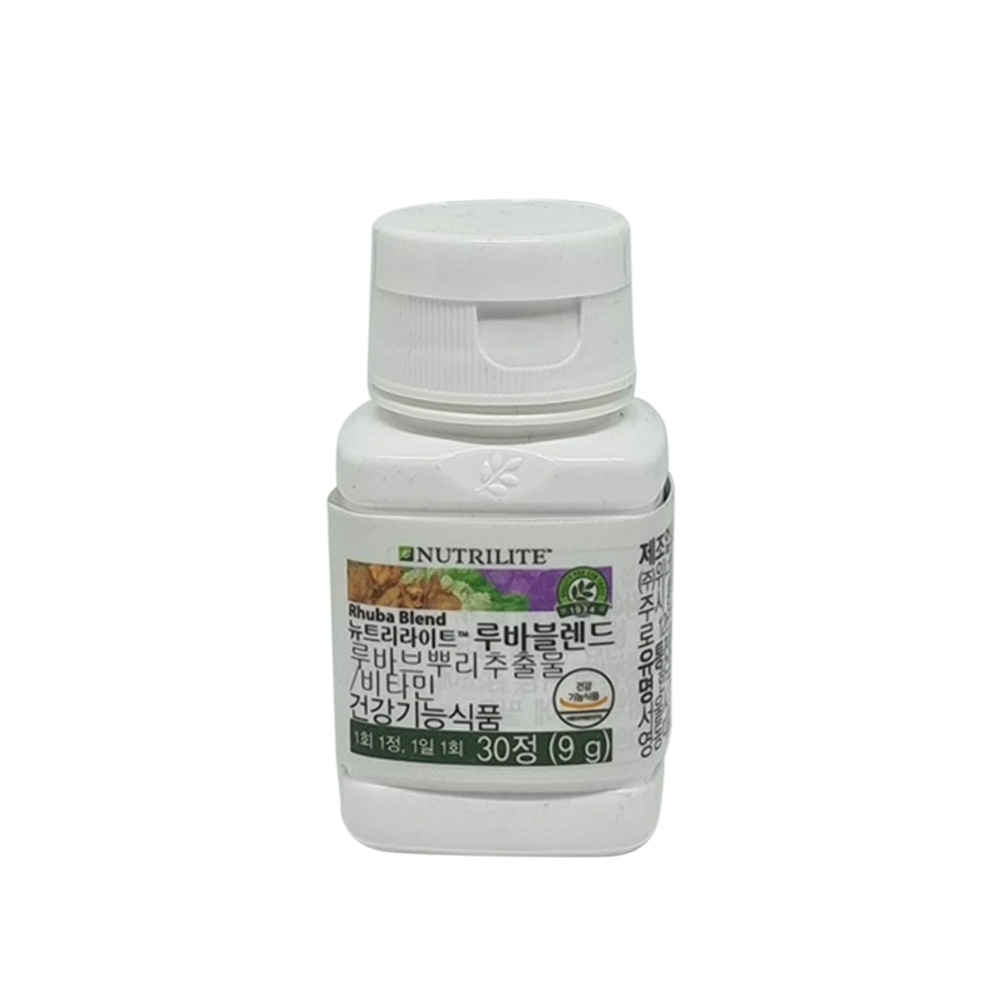 암웨이 루바블렌드 30정 갱년기 여성 <b>루바브 뿌리 추출물</b>