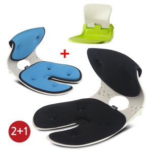 [2+1]바른 자세교정 척추 골반/허리디스크에 좋은 요추의자(체어) 추천 오리백 / 선물세트