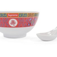 [관부가세포함 무료배송] FW16 슈프림 그릇 수저 세트 Supreme Longevity Soup Set (Bowl and Spoon)