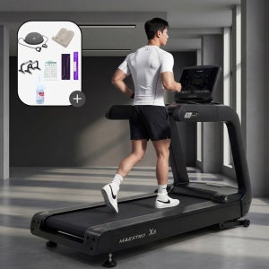 이고진 X8 런닝머신 저소음 유산소 실내 운동기구 경사도 조절 트레드밀 클럽용 헬스장