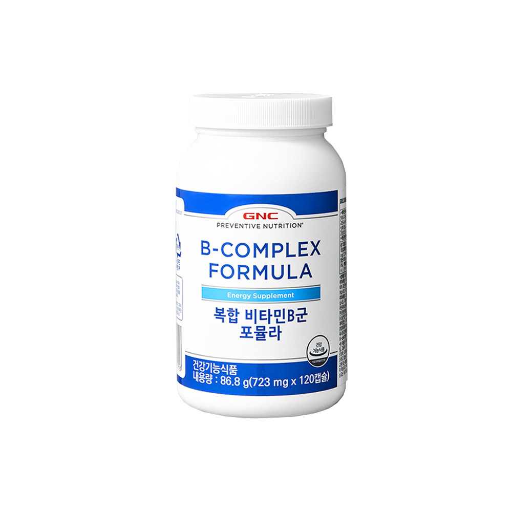 GNC 복합 비타민B군 포뮬라 (723mg 120캡슐 120일분) 총4개월분