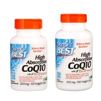 닥터스베스트 고흡수율 코엔자임 큐텐 Q10 CoQ10 200mg / 60캡슐, 180캡슐