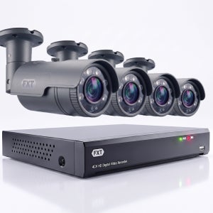 FXT 4K SONY 800만화소 4채널 광학 4배율 확대 오토줌 실외4개 세트