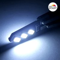 11 LED 광전 번호판등 T10 양면 6구 칼모양 T10전구 오토바이 자동차