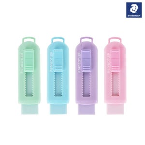 기성 스테들러 슬라이딩 지우개 파스텔 색상 랜덤발송