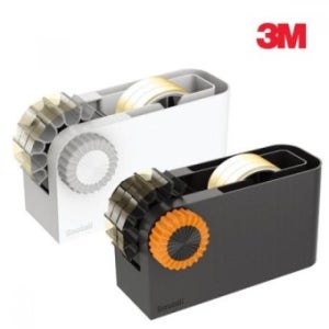3M 스카치테이프 디스펜서 3인치코어 화이트, 블랙