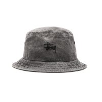 stussy stock bucket hat 워싱그레이 스투시 스몰로고 버킷햇 모자