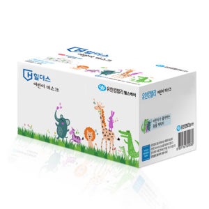 국산 유한킴벌리 어린이 유아 덴탈 마스크 소형 36매입