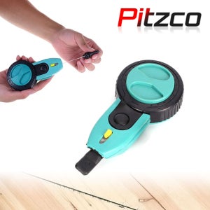 피츠코 자동먹통 보급형 PTC-IC-BLUE 청색 먹물통 목공용 먹통 전문가용