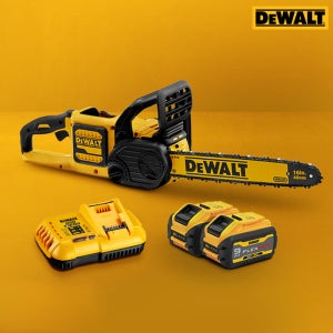 디월트 충전체인톱 DCM575X2 54V (MAX 60V) 배터리 2개구성