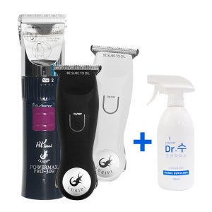 하성 루시피 파워맥스 프로 바리깡 PRO-309 + LU-900 이발기 이온주입날 전문가용 클리퍼