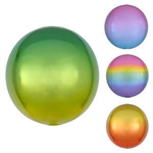 오브 옹브레 은박 풍선 생일 파티 호일풍선 백일 소품