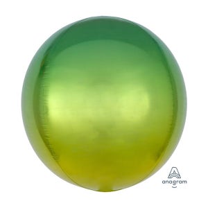 오브옹브레은박풍선(옐로우그린)