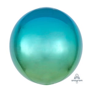 오브옹브레은박풍선(블루그린)