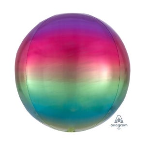 오브옹브레은박풍선(레인보우)