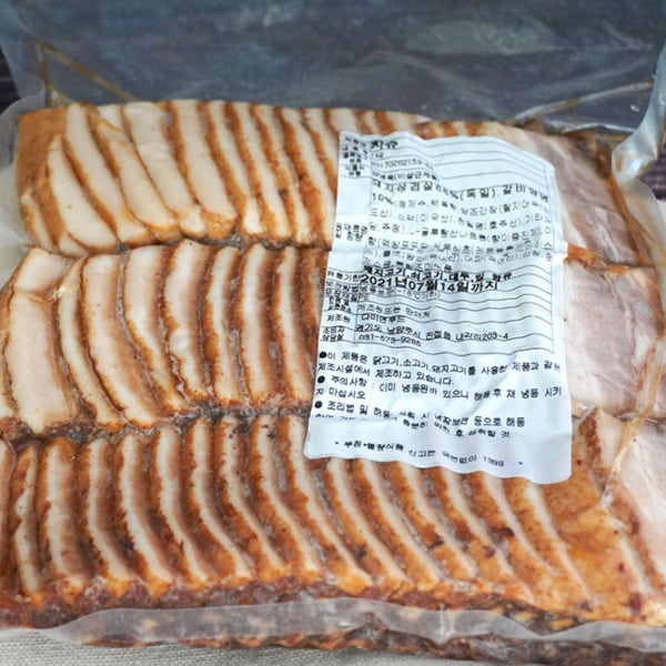 차슈 1Kg (일식 라멘용, 덮밥용)일본라멘집에 나오는 그제품 HACCP업체