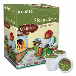 Celestial Seasonings Sleepytime Herbal Tea K-Cup Pack 셀레셜 시즈닝스 슬리피 타임 허브 나이트 티 24 K Cups 4팩 (96캡슐)