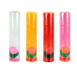 10886 선향양초 왕초(용무지/직경70xH295mm)컬러랜덤