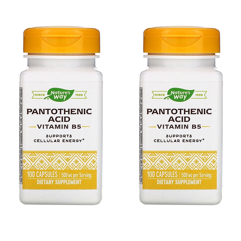 <b>Nature’s Way 판토텐산</b> 비타민 B5 500mg Pantothenic Acid 100정 2팩