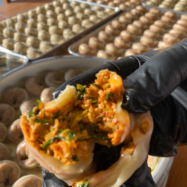 [만두가족] 수제 김치 만두 매운 전국 택배 맛집