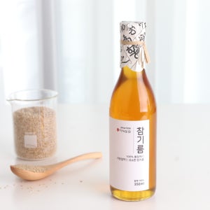 미식상회 참기름 저온압착참기름 참기름효능 방앗간참기름 대용량 350ml