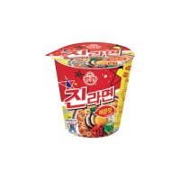 오뚜기 컵라면 진라면 매운맛 65g 소컵 낱개