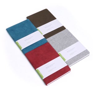 양장 줄노트, 스웨이드 32절 (B6)