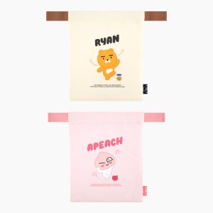 카카오프렌즈 코튼 스트링 파우치