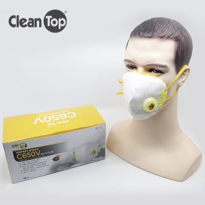 에버그린 크린탑 보형물 1급방진마스크 C650V (10매입 배기밸브 분진)
