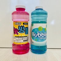 비눗방울용액 버블건리필 버블액 비누방울액 비눗방울액 500mL 1250mL