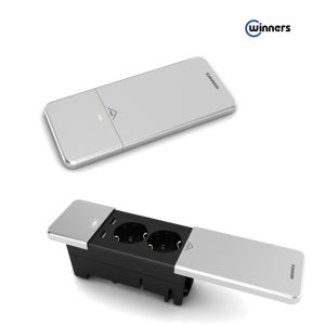 슬림형 테이블 콘센트 슬라이드 과부하차단 아일랜드 USB 카페 싱크대 식탁 가구