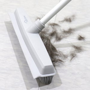 [단독]미리 실리콘 빗자루 욕실 머리카락 카페트 다용도 빗자루 소