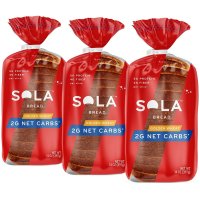 키토빵 Sola 쏠라 저탄수 키토식빵 3팩 397g 다이어트 저칼로리