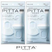 피타마스크 화이트 2팩6매 PITTA 일본 연예인 패션 황사 마스크