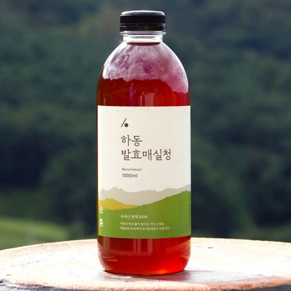 하동 수제 매실액기스 매실액 임산부 매실청 1000ml 매실원액