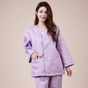 LC-3288 자가드 편한 병원 환자복 환의 치매 산모 임산부 산부인과 유니폼 상의 하의