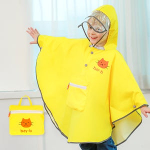 [BAY-B] 아동 판초 우비 옐로