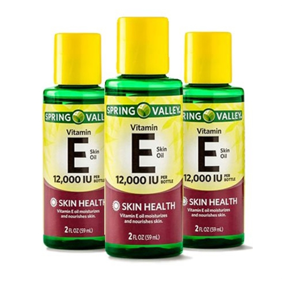 <b>스프링</b> 벨리 비타민E <b>피부보습</b> 세럼 12000IU 59ml 3개 Spring Valley Vitamin Skin Health Moisturizer