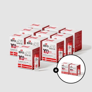 비포락토100 프로바이오틱스 덴마크 유산균 100억 신바이오틱스 30포, 12개