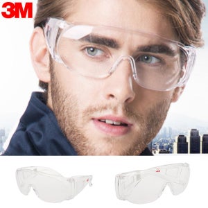 3M 보안경 1611HC 산업용 실험용 안전고글 화학방진용