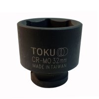 1/2인치 임팩용 복스알 32mm 검정 임팩 복스 육각 소켓 TOKU