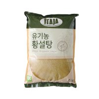 이타자 유기농 황설탕 5kg (비정제 설탕 / 비정제 원당)