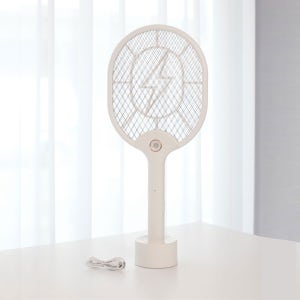 자바 충전식 전기 모기채 전자 파리채 벌레 초파리 날파리 채 전기채 휴대용 가정용