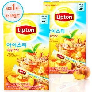 립톤 아이스티 복숭아맛 20T 20T 총40T