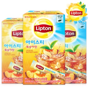 립톤 아이스티 복숭아맛 20T 3개