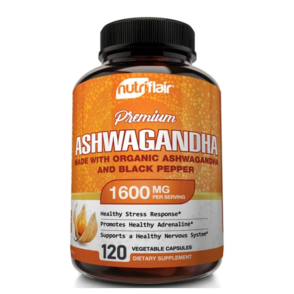 뉴트리플레어 아슈와간다 아쉬와간다 1600mg 120캡슐 Ashwagandha