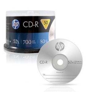 HP CD-R 50P 원통케이스 포장 제품 (52X 700MB)