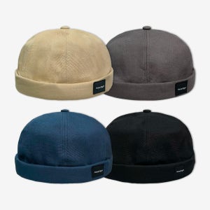 남자 와치캡 챙없는 모자 골무 대두 빅사이즈