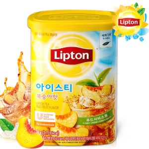 립톤 아이스티 복숭아맛 지관 907g
